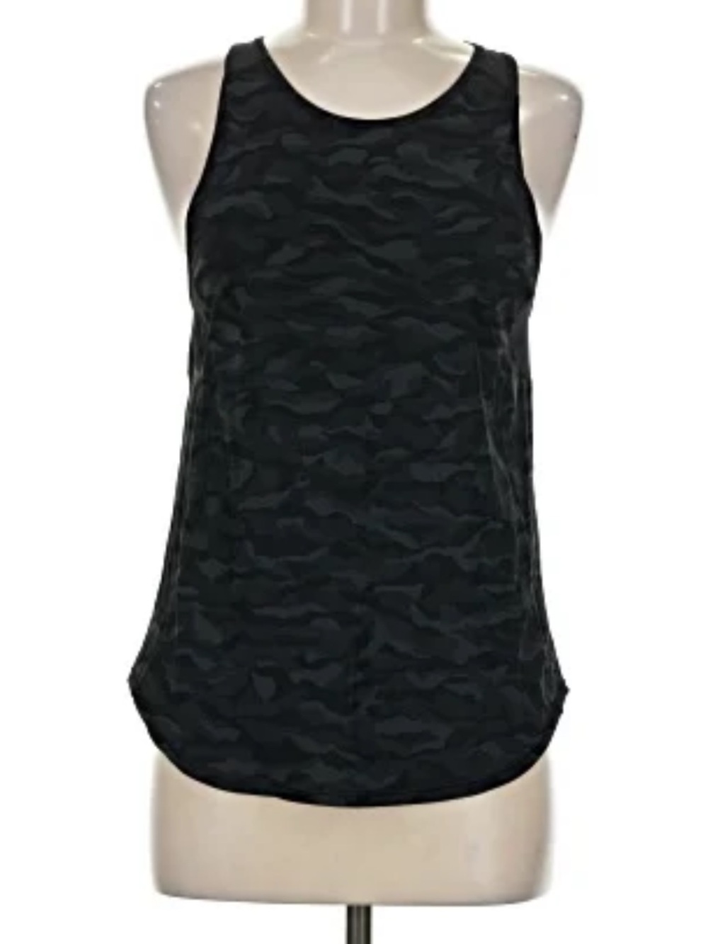 lululemon athletica Black Camouflage Tank Top